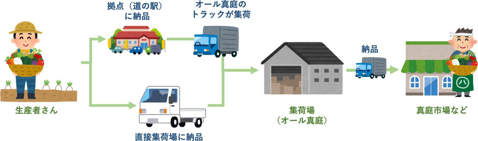 野菜の出荷 - 株式会社オール真庭